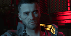This is the Avatar Image for the Male V (Cyberpunk 2077) AI Voice and Text to Speech Generator